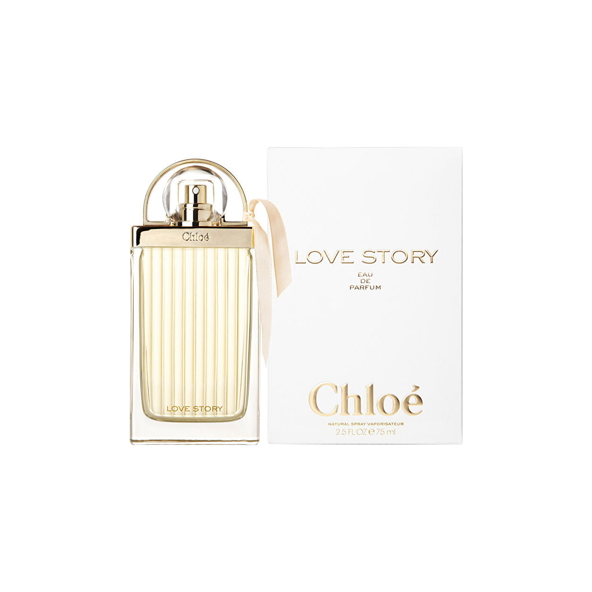 Chloé Love Story Eau de Parfum 75 ml fles en verpakking