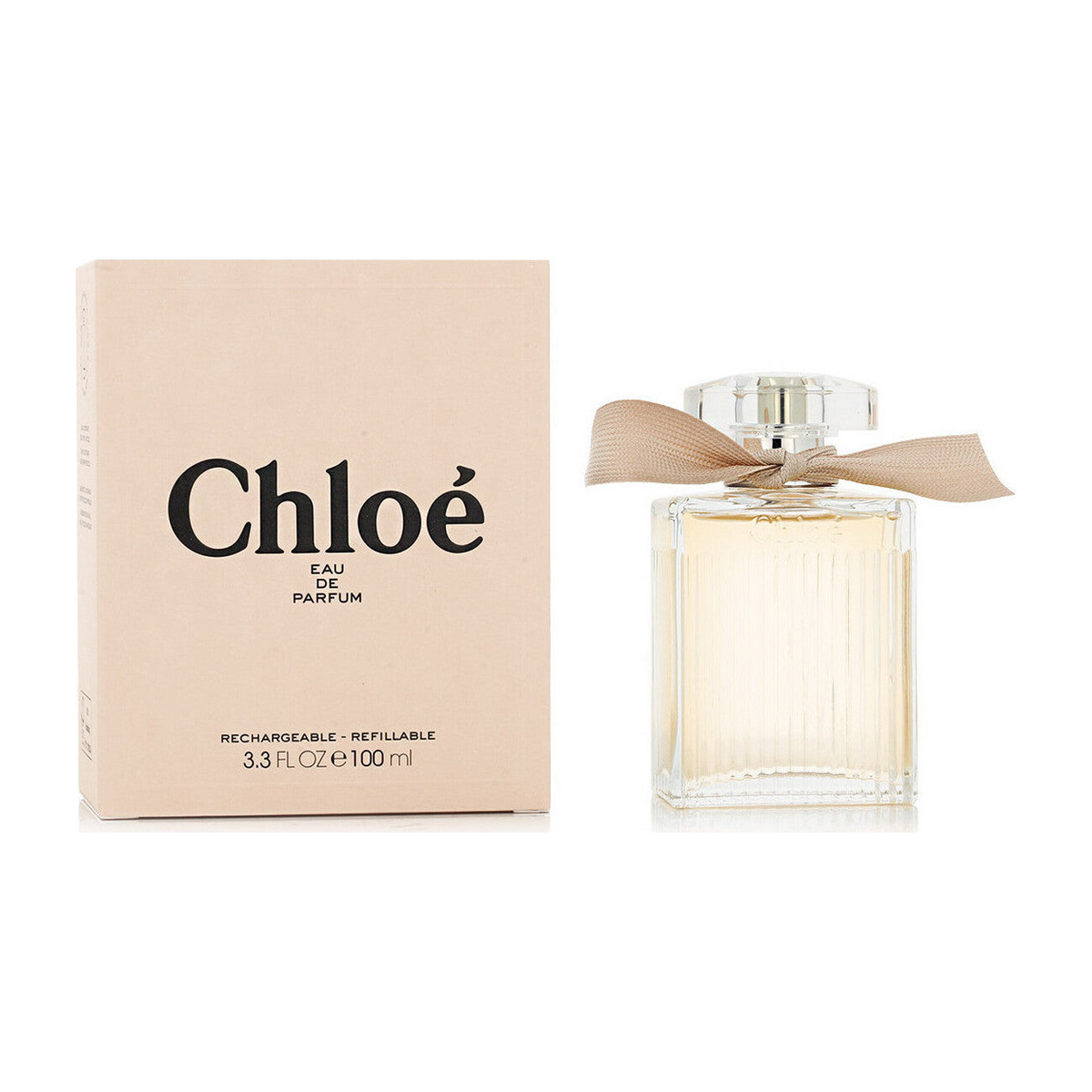 Chloé Signature Eau de Parfum 100 ml navulbare fles en verpakking