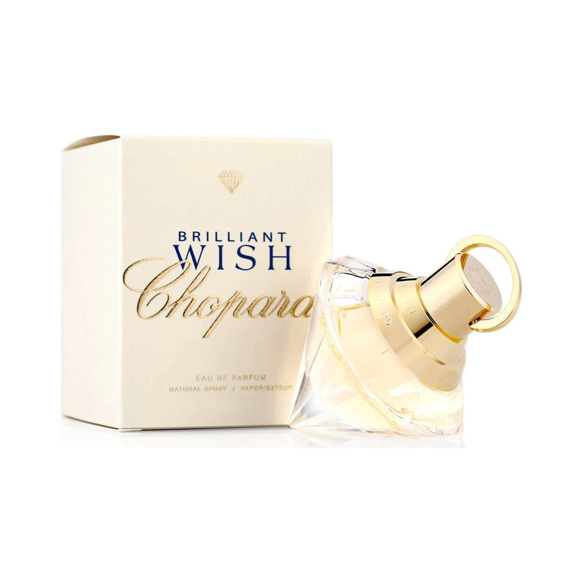 Chopard Brilliant Wish Eau de Parfum 75 ml fles en verpakking
