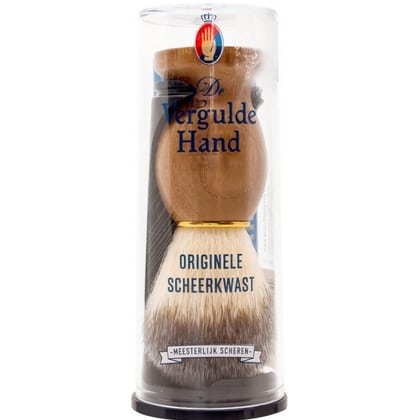 De Vergulde Hand Originele Scheerkwast in koker