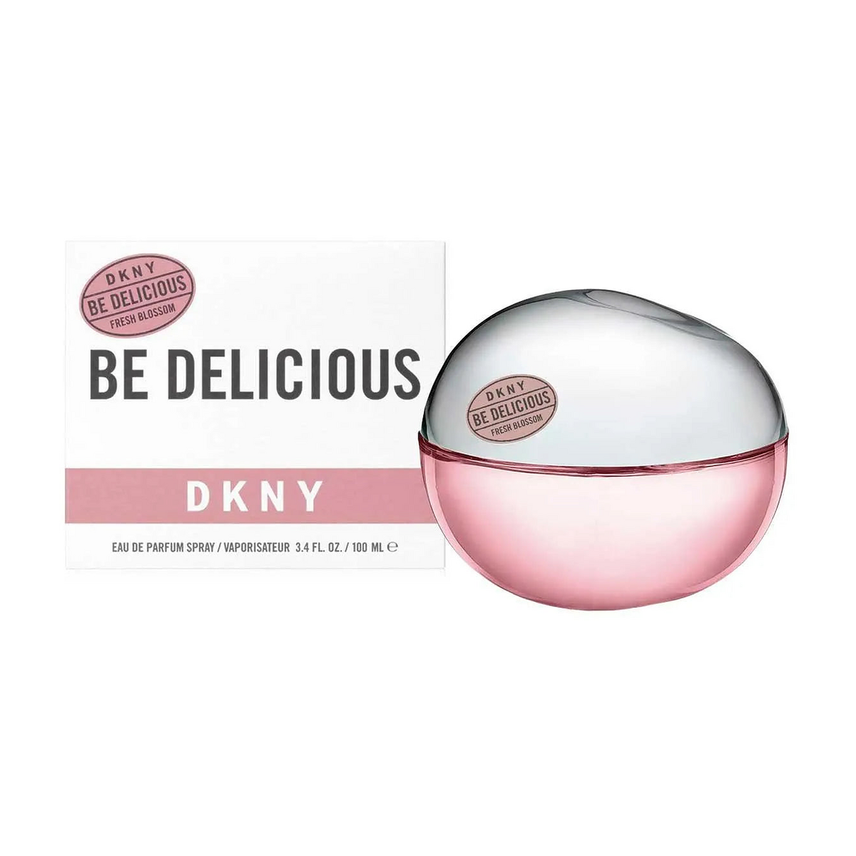DKNY Be Delicious Fresh Blossom Eau de Parfum 100 ml – flacon en verpakking