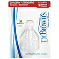 Dr. Brown's Speen Fase 1 Standaardfles 0m+ 2 stuks