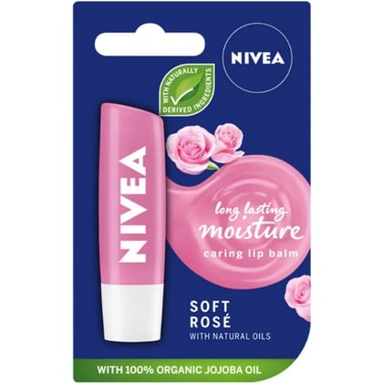 Nivea Lippenbalsem - Soft Rose 5,5 ml