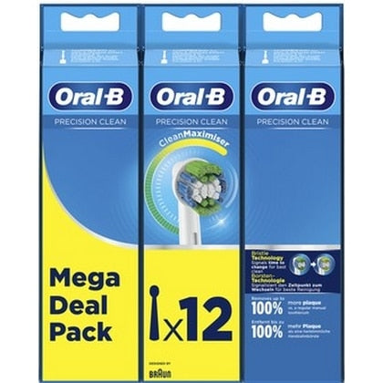 Oral-B Opzetborstels - Precision Clean 12 stuks (4+4+4)