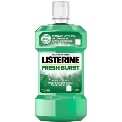 Listerine Mondwater - Fresh Burst 250 ml. FOR EXPORT