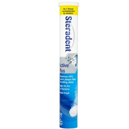 Steradent Reinigingstabletten - Active Plus 30 st