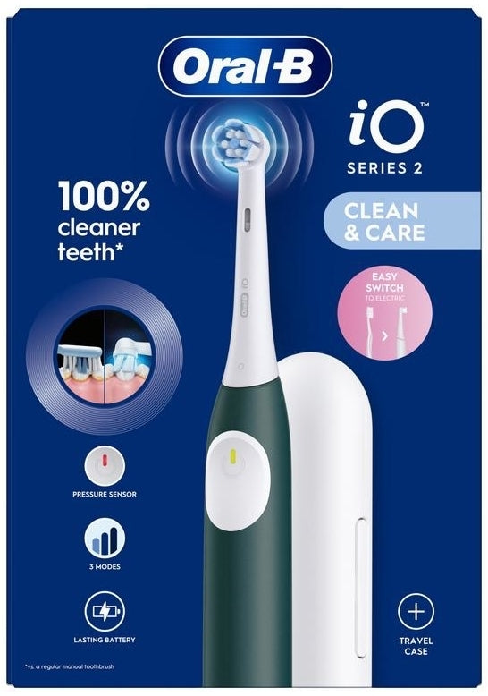 Oral-B Elektrische Tandenborstel - iO2 Forest Green met Reisetui