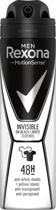 Rexona Deospray Men - Invisible Black & White 150 ml