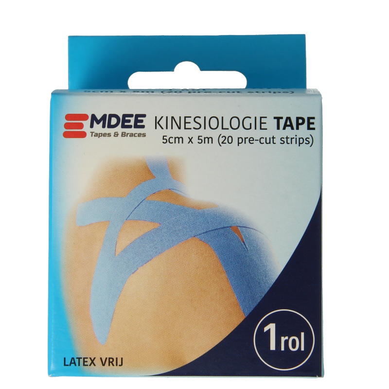 EMDEE Kinesiologie Tape Blauw 5 cm x 5 m