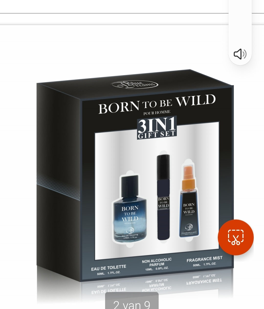 Giftset Born to be wild 3 pcs – fles