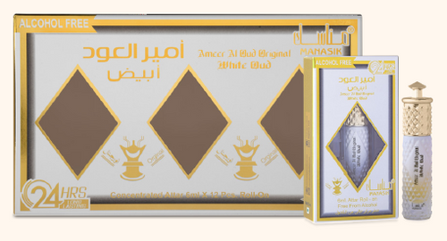 Ameer White Oud Roll on 6ml – fles