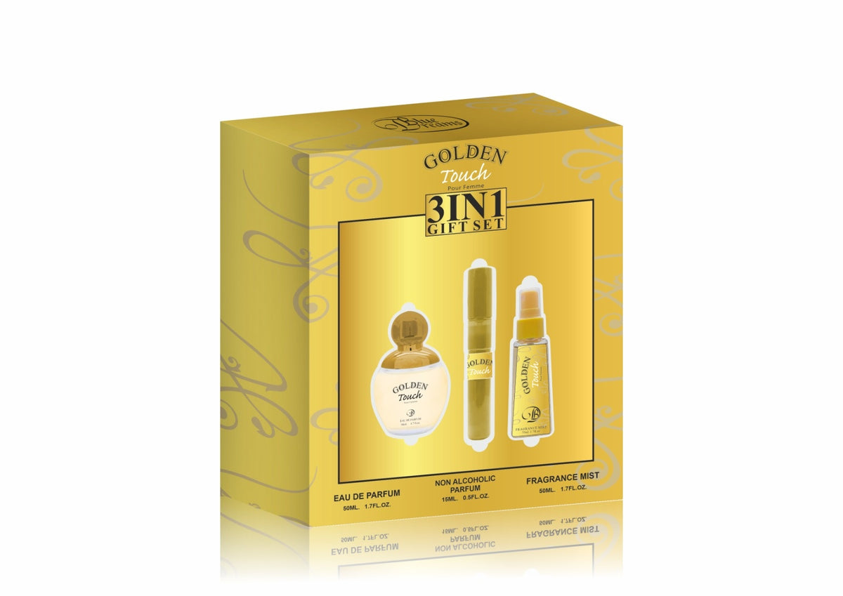Golden touch giftset women 3 pcs – fles