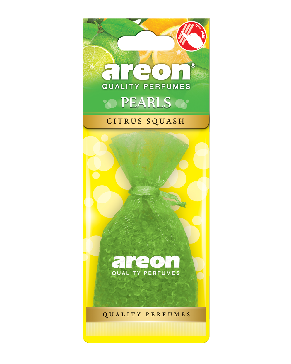 Car Perfume Pearls – Citrus Squash – fles