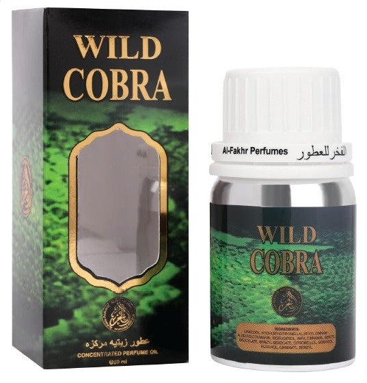 Wild Cobra perfumed oil 50 ml – fles