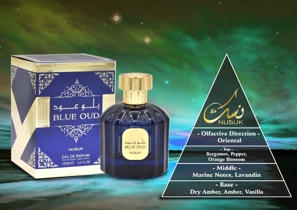 Blue Oud EDP 100 ml – fles met verpakking