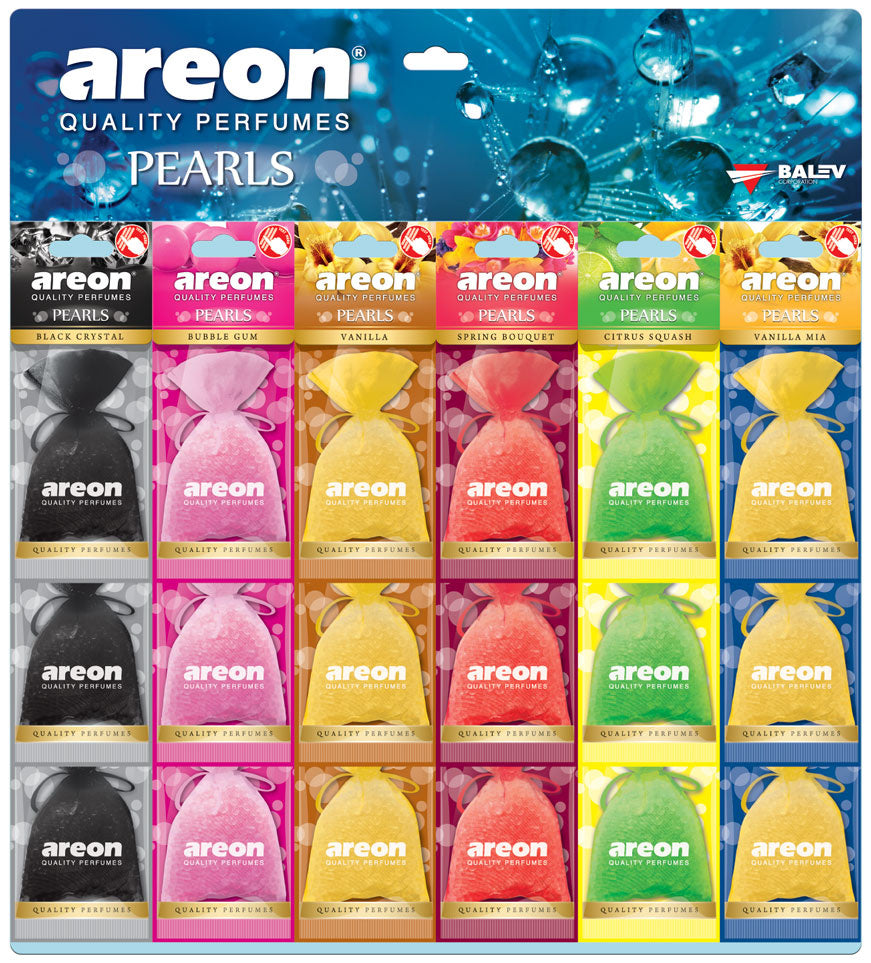 Car Perfume Pearls – Mixed Display 18 pcs – fles