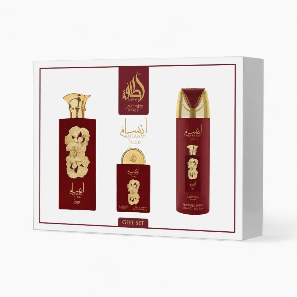 Ansaam Gold Giftset 4 pcs – fles