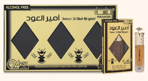 Ameer Al Oud Original Roll on 6 ml – fles