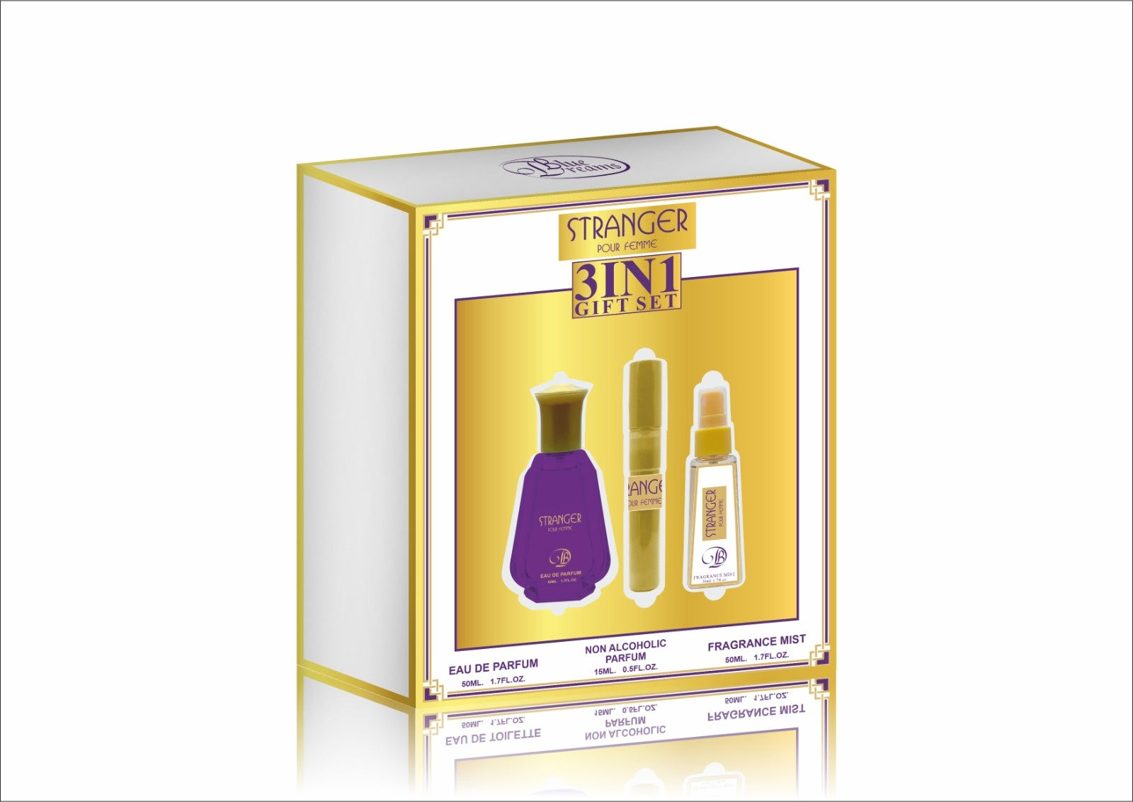Stranger  Giftset 3 pcs – fles