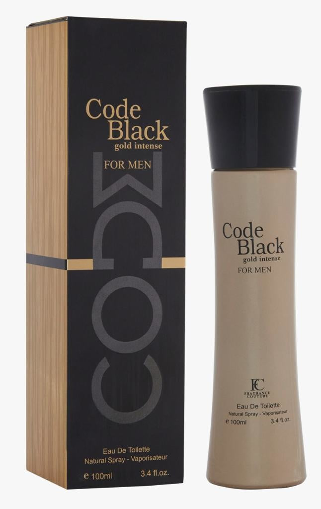 Code Black Gold Intense for men EDT 100 ml – fles