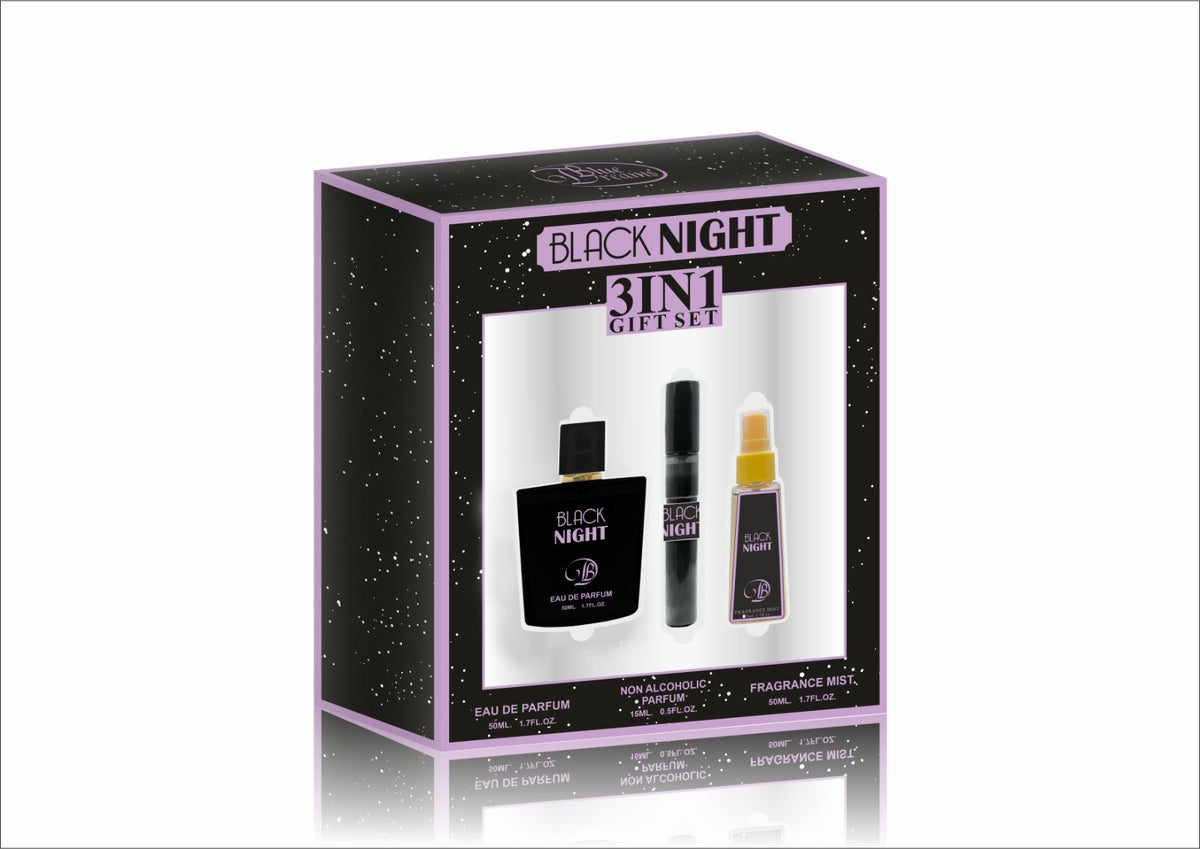 Black Night Giftset  3 pc – fles
