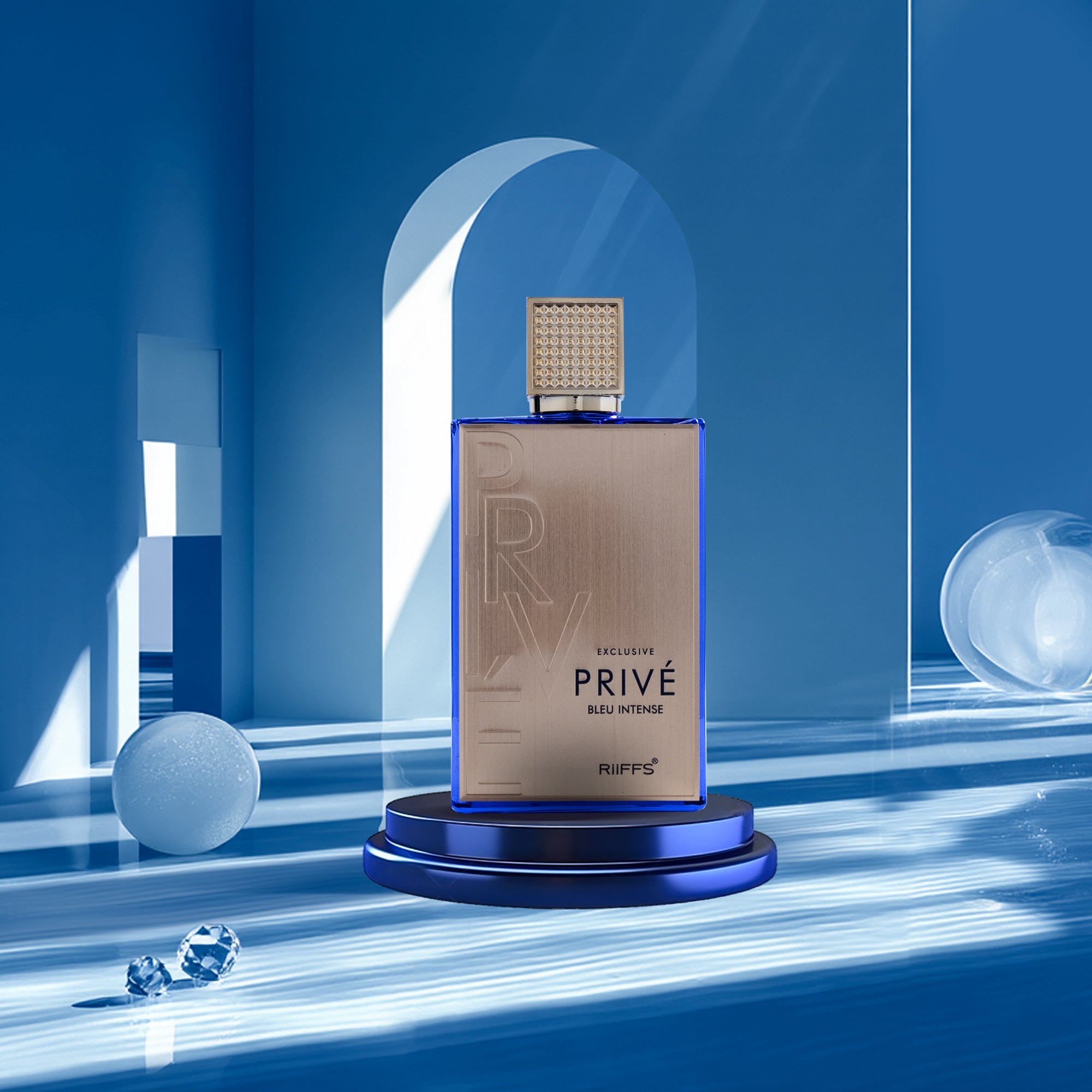 Exclusive Prive Bleu Intense EDP 80 ml – fles met verpakking