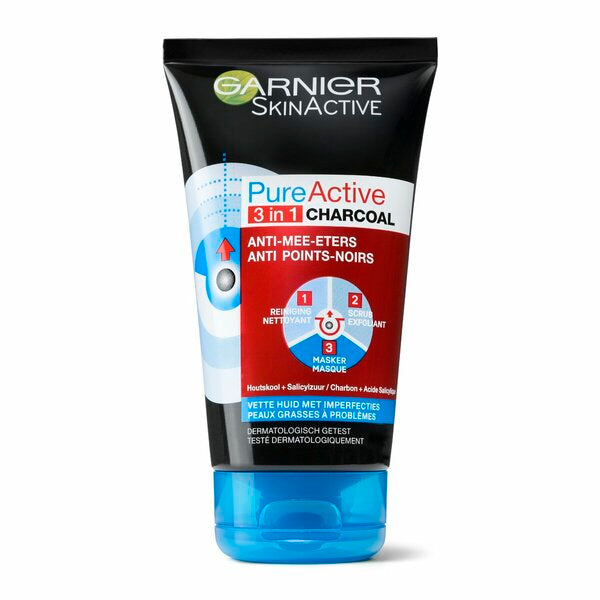 Garnier SkinActive PureActive 3-in-1 Charcoal 150 ml