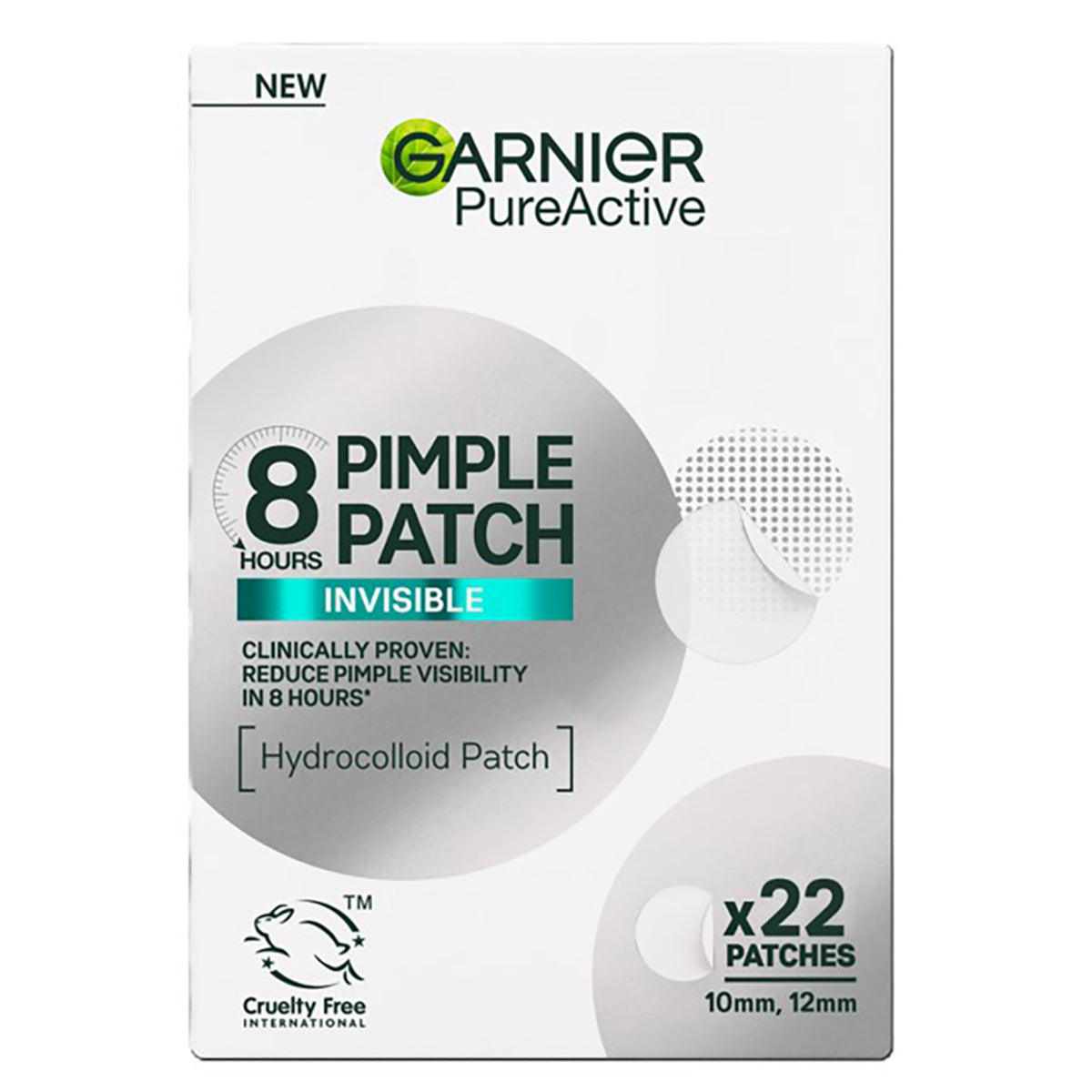 Garnier PureActive Invisible Pimple Patch 22 stuks