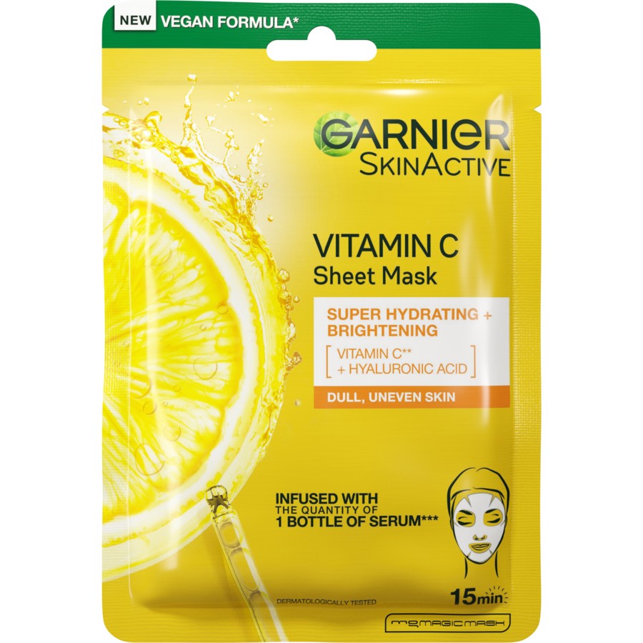 Garnier SkinActive Vitamin C Sheet Mask 28 g