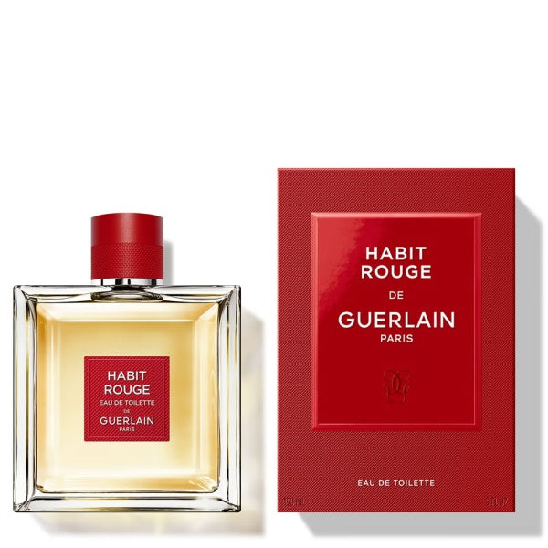 Guerlain Habit Rouge Eau de Toilette 150 ml flacon en verpakking