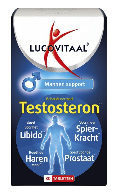 Lucovitaal Testosteron Mannen Support 30 Tabletten