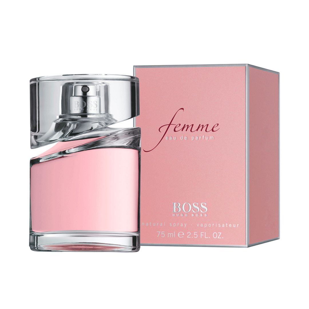 Hugo Boss Femme Eau de Parfum 75 ml flacon en verpakking