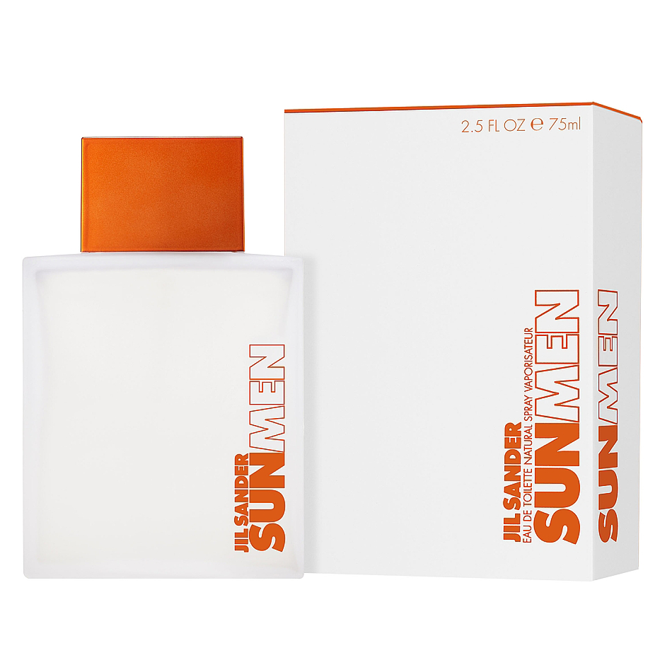 Jil Sander Sun Men Eau de Toilette 75 ml – flacon en verpakking