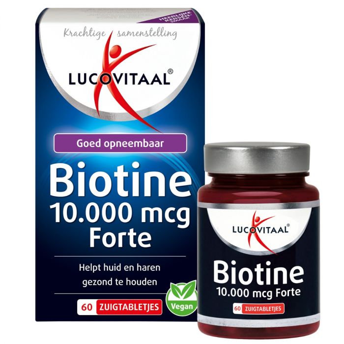 Lucovitaal Biotine 10.000 mcg Forte 60 Zuigtabletten