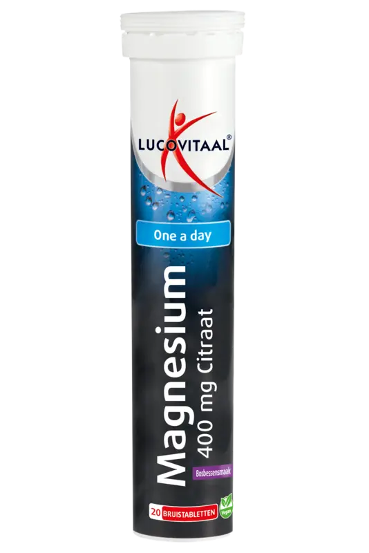 Lucovitaal Magnesium Citraat 400 mg Bruistabletten 20 stuks
