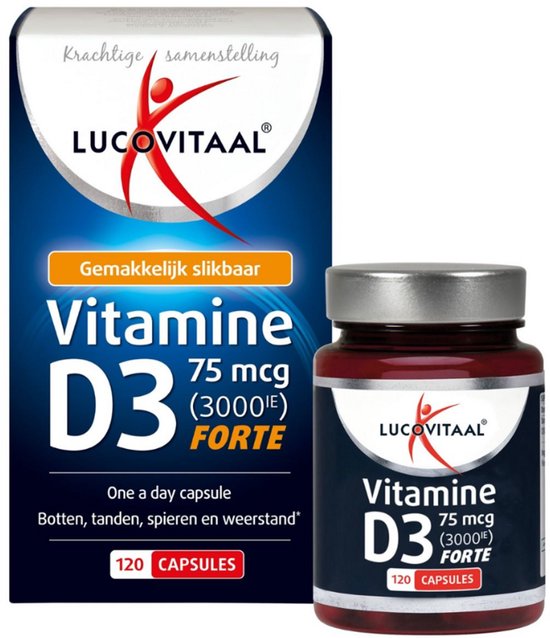 Lucovitaal Vitamine D3 75 mcg Forte 120 Capsules