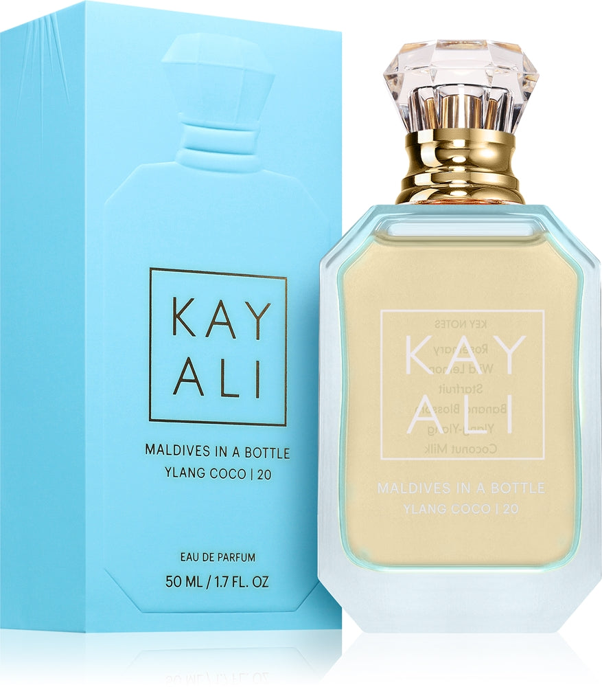 Kayali MALIDIVE YLANG COCO 20 Parfum 50 ml - flacon en verpakking