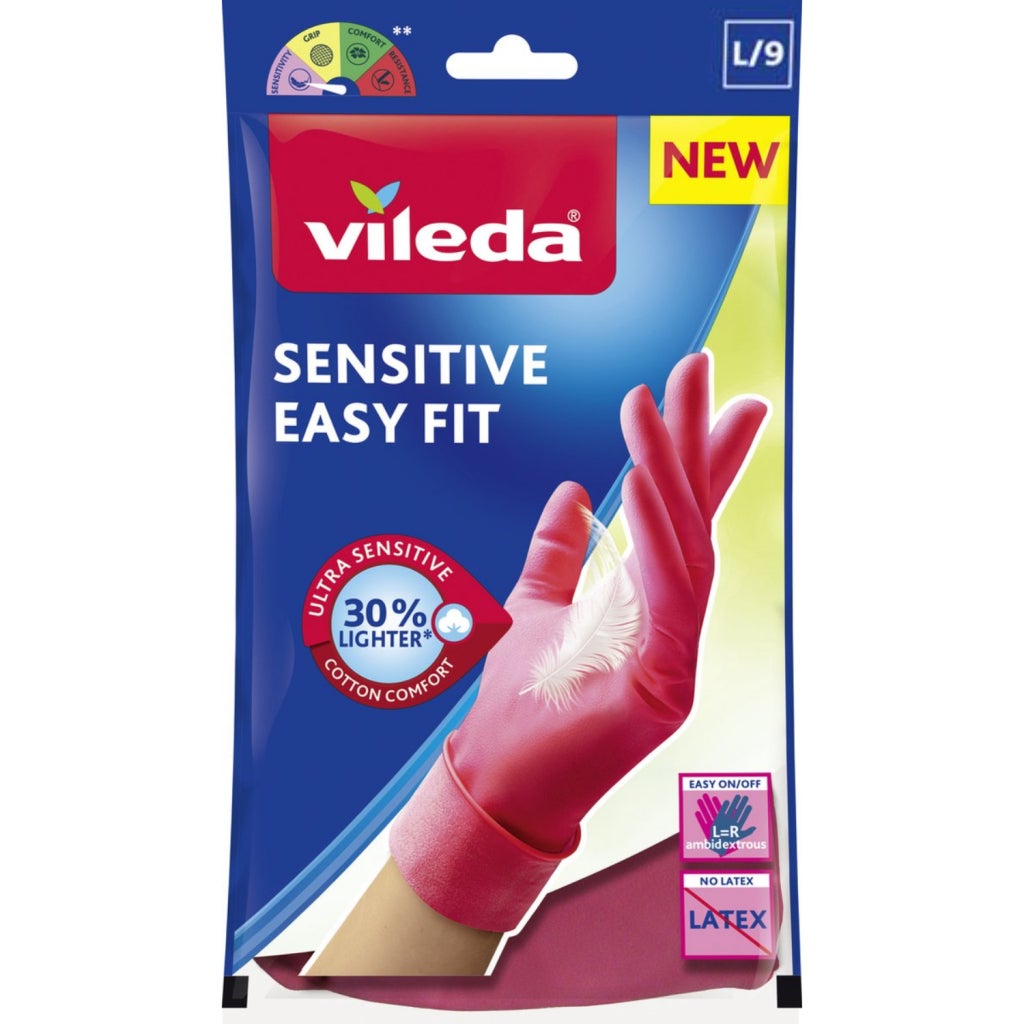 Vileda Sensitive Easy Fit Handschoenen Large 1 paar
