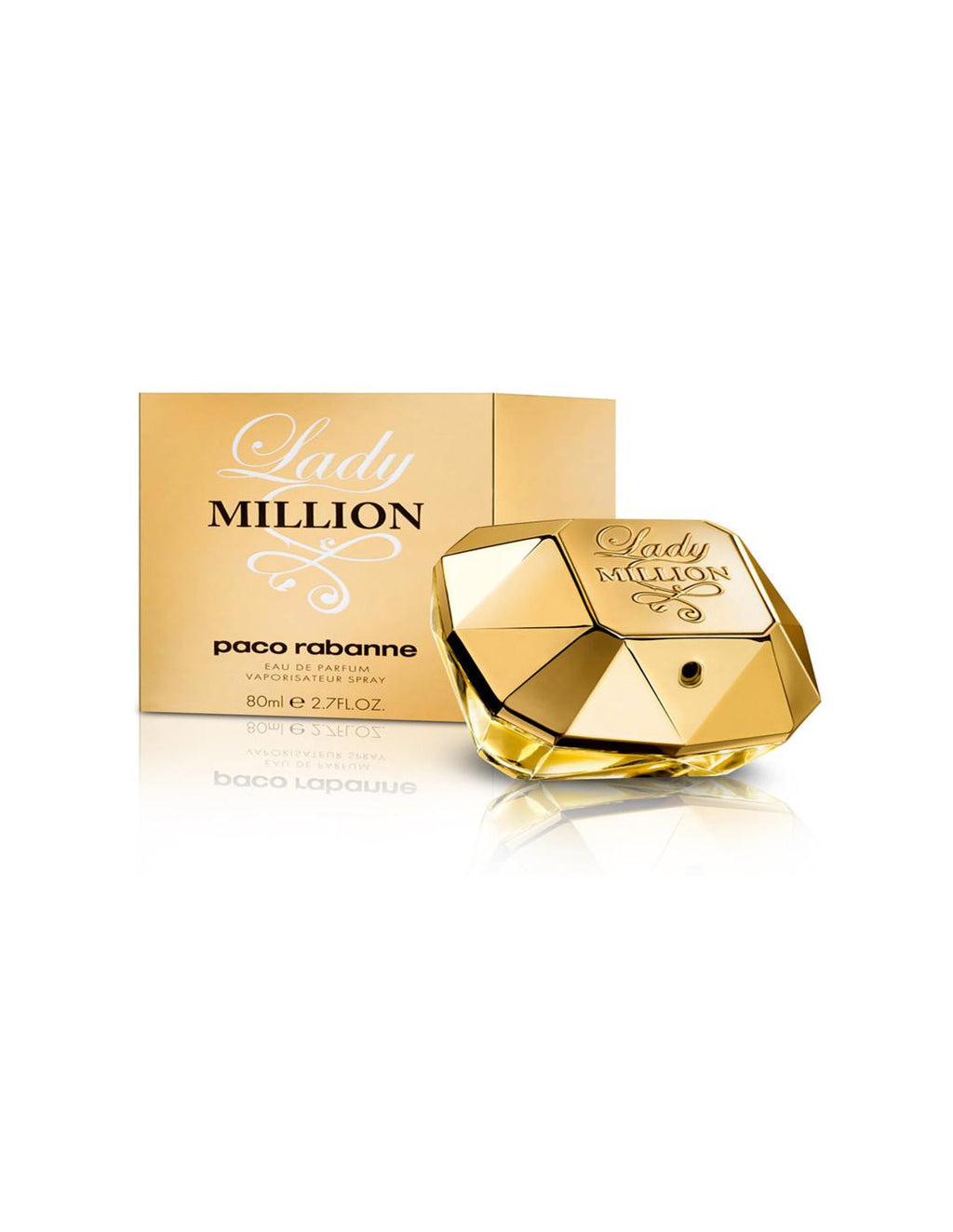 Rabanne Lady Million Eau de Parfum 80 ml - flacon en verpakking