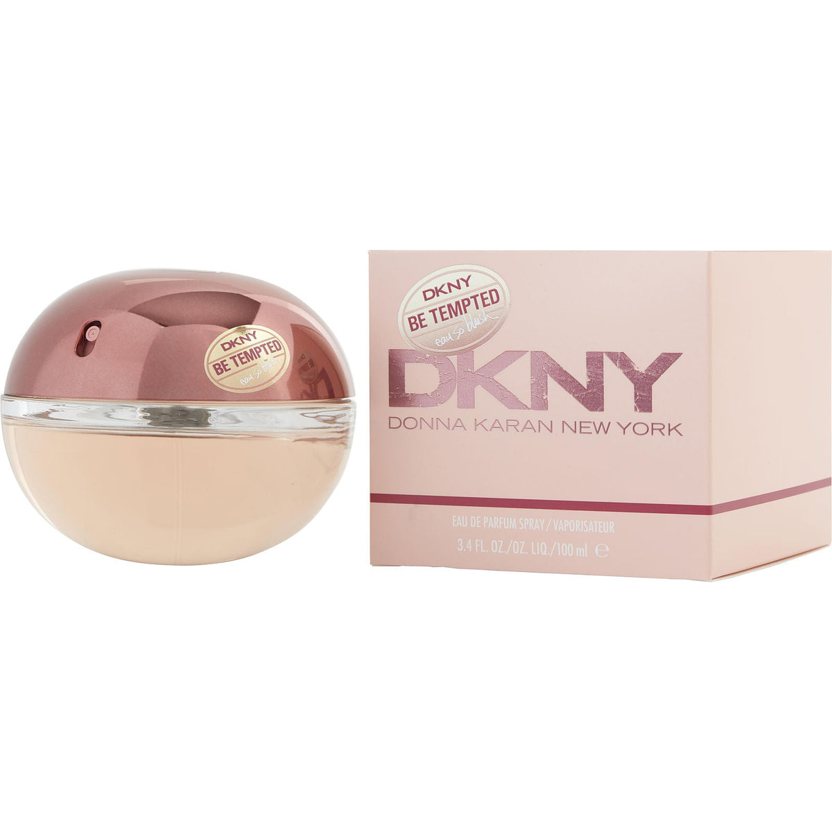 DKNY be tempted blush Eau de Parfum 100 ml - flacon en verpakking