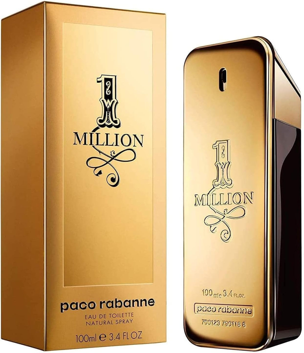 Rabanne 1 Million Eau de Toilette 100 ml - flacon en verpakking