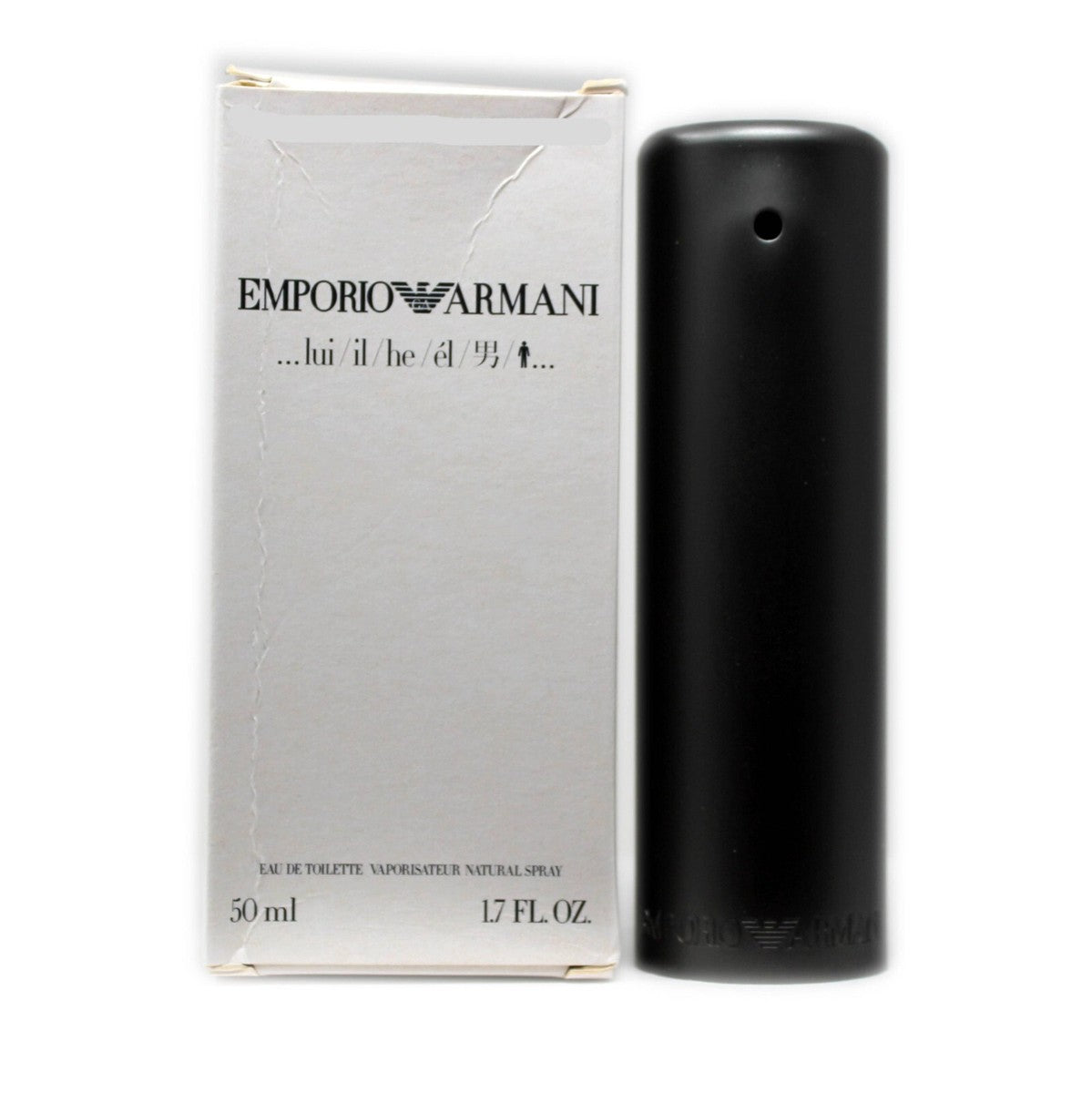 Giorgio Armani He Eau de Toilette 100 ml - flacon en verpakking