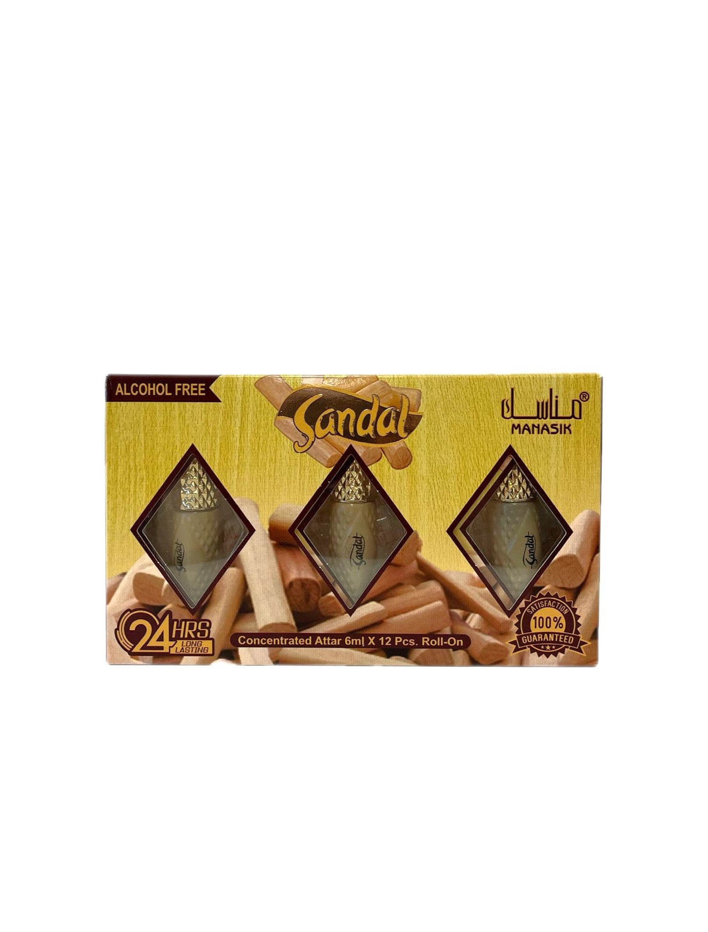 Sandal 6 ml roll on – fles met verpakking