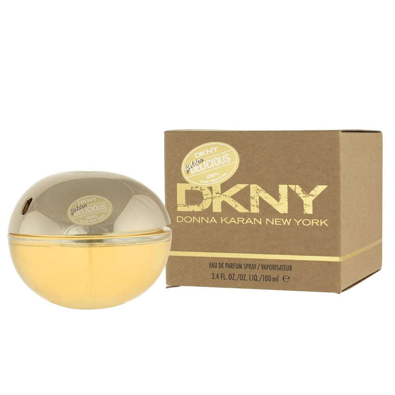 DKNY Golden Delicious Eau de Parfum 100 ml - flacon en verpakking
