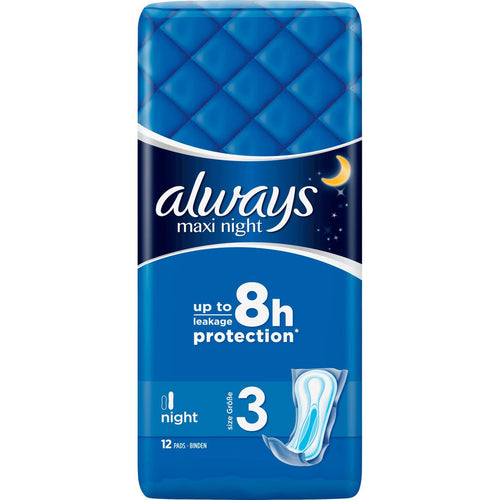 Always Maxi Night Maandverband 12 stuks