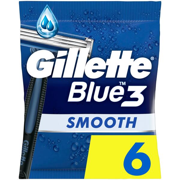 Gillette Blue3 Smooth Wegwerpmesjes 6 stuks
