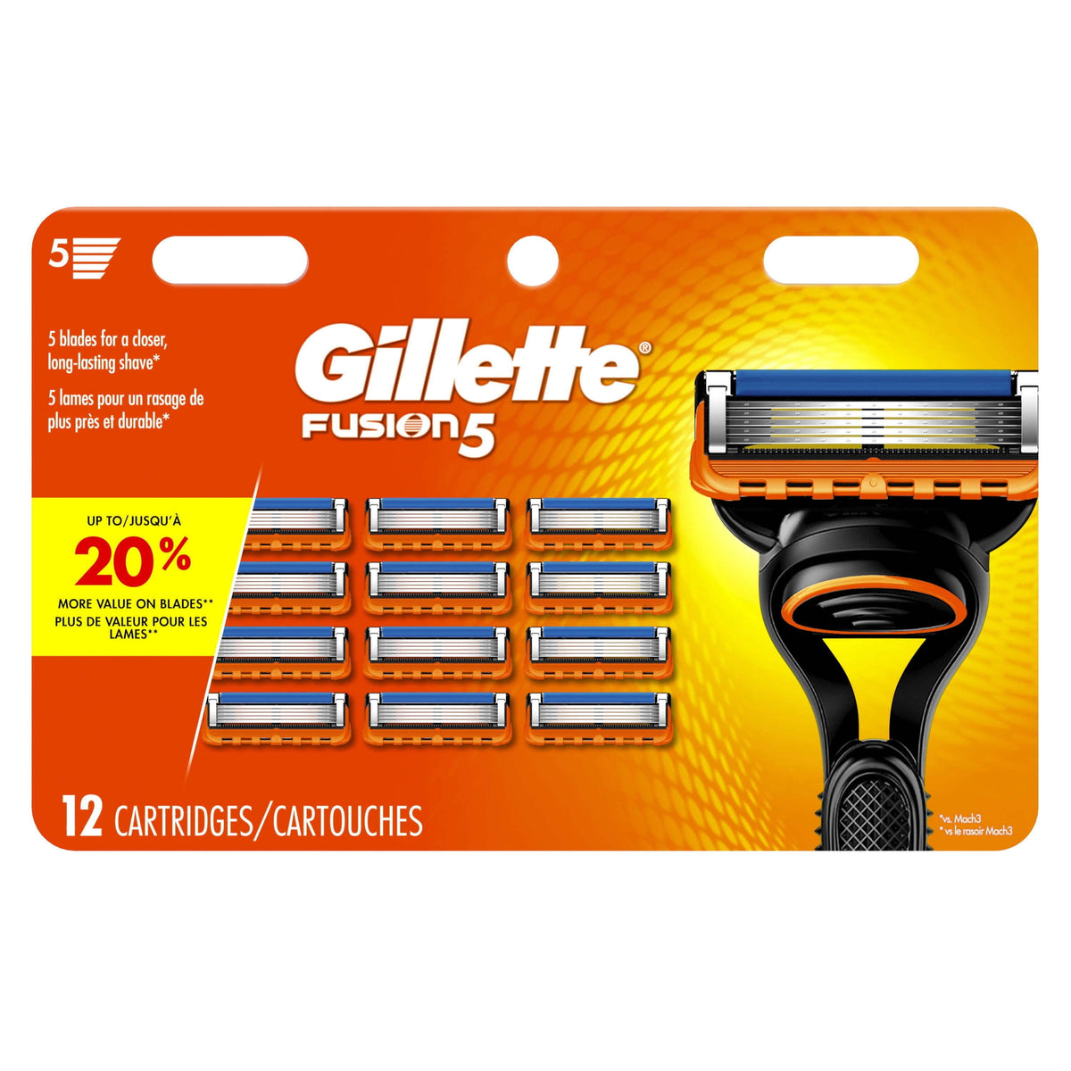Gillette Fusion5 Scheermesjes 12 stuks