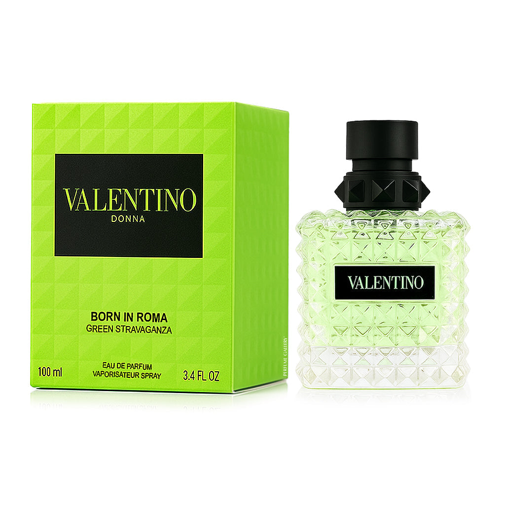 Valentino Born in Roma Donna Green Stravaganza Eau de Parfum 100 ml - flacon en verpakking