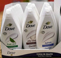 Dove Douchegel - Mixdoos Fresh Care 6 st, Hydrate 6 st, Silky Velvet 6 st 450ml.