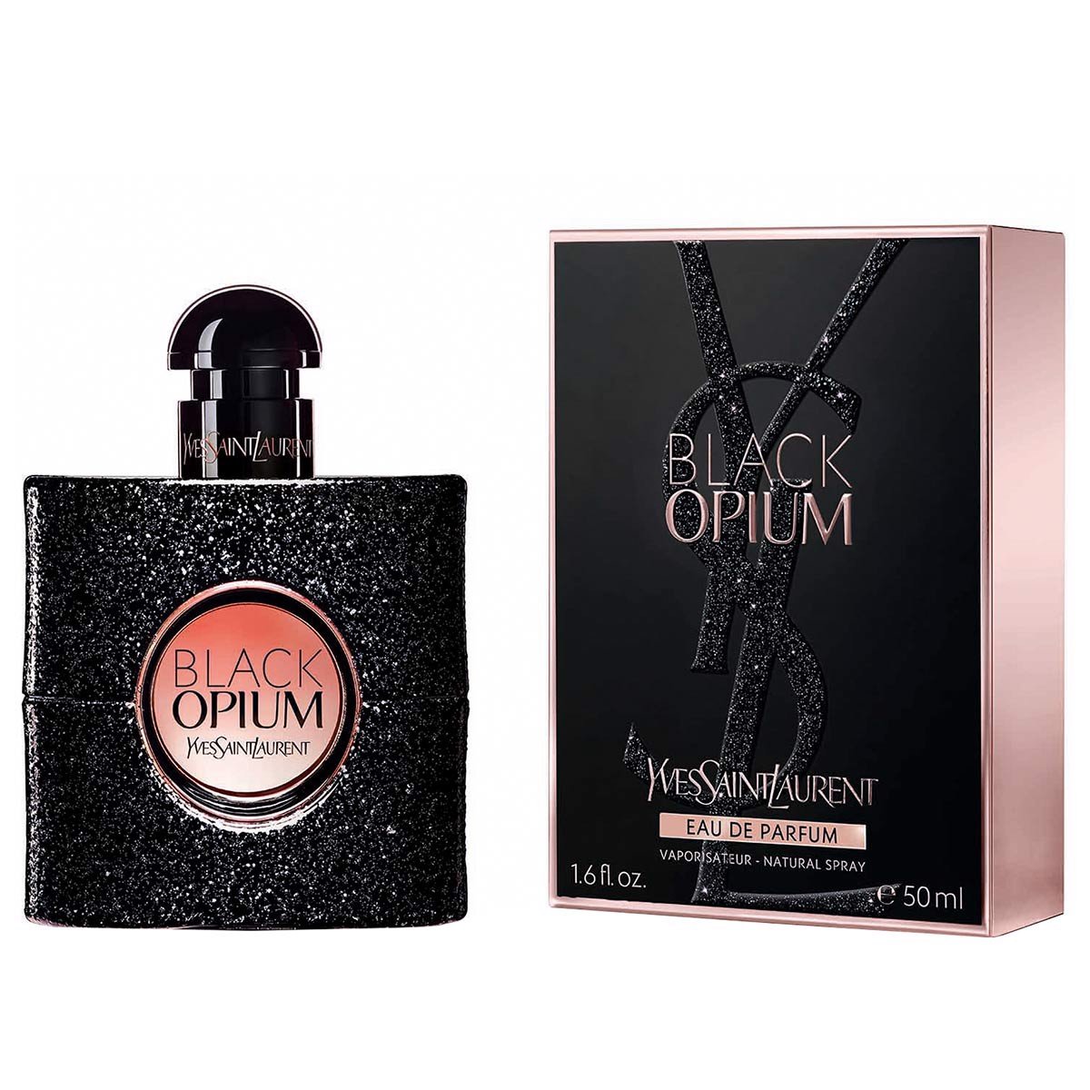 Yves Saint Laurent Black Opium Eau de Parfum 50 ml - flacon en verpakking